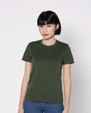 Women Premium Weight Cotton Crew Neck Tee (Seasonal)