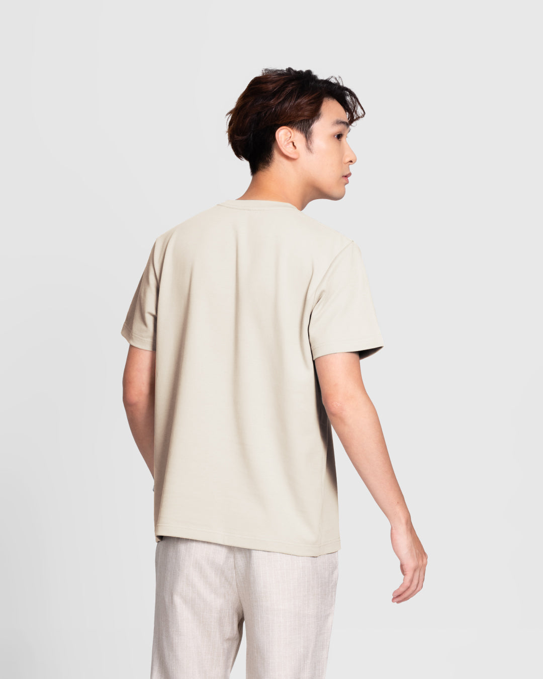 Men Premium Weight Cotton Crew Neck Tee (Essential)