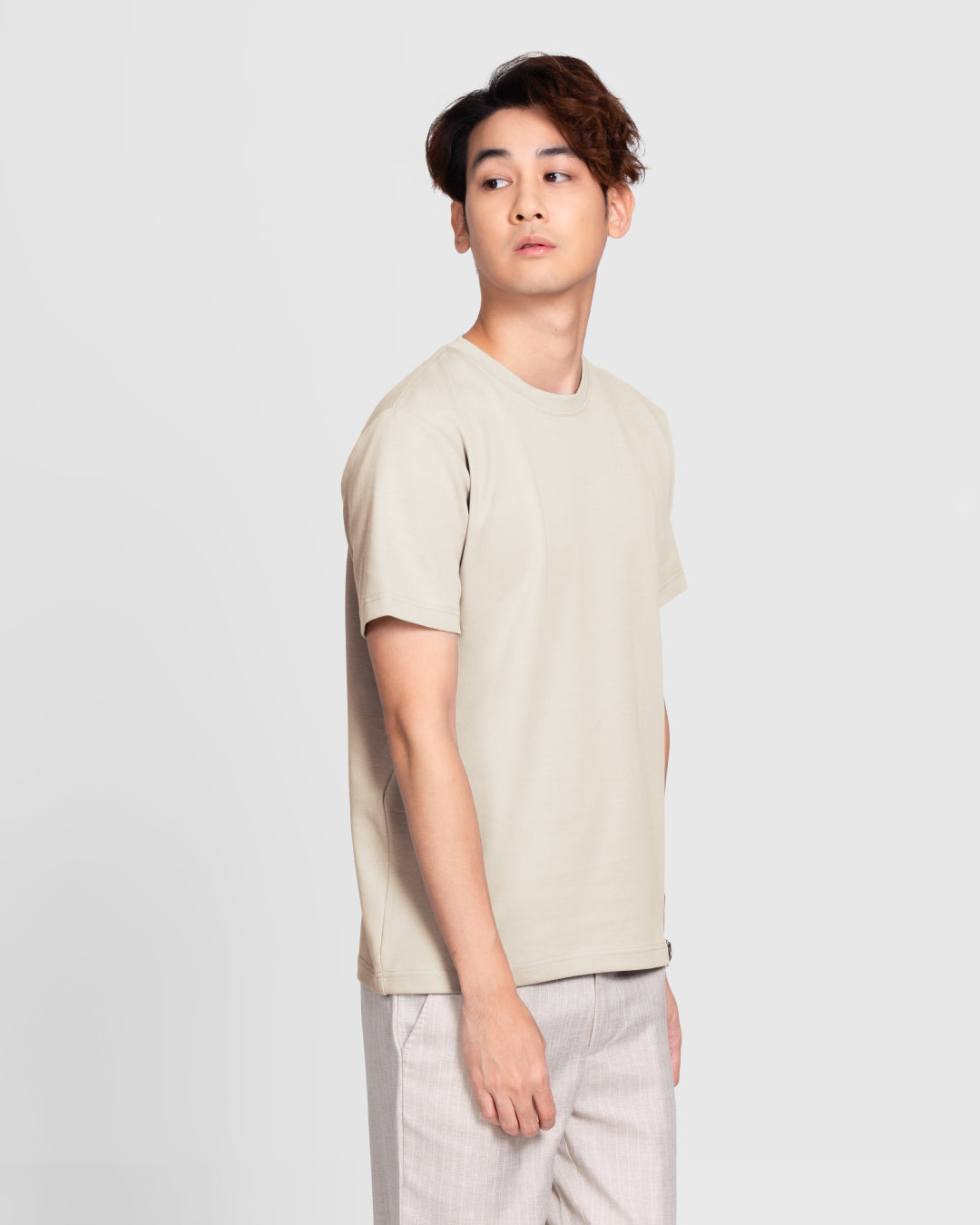 Men Premium Weight Cotton Crew Neck Tee (Essential)
