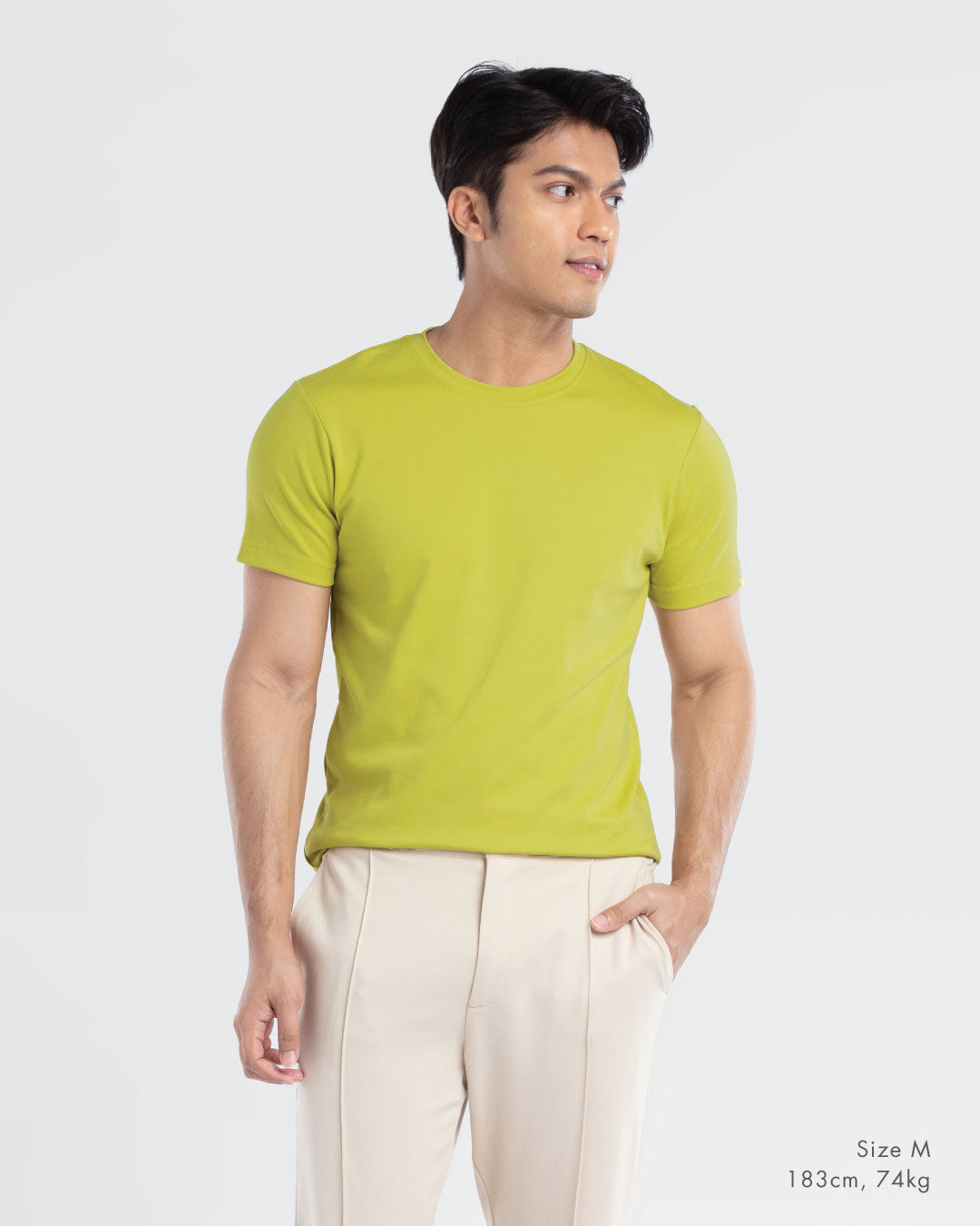 Men Premium Weight Cotton Crew Neck Tee (Seasonal)