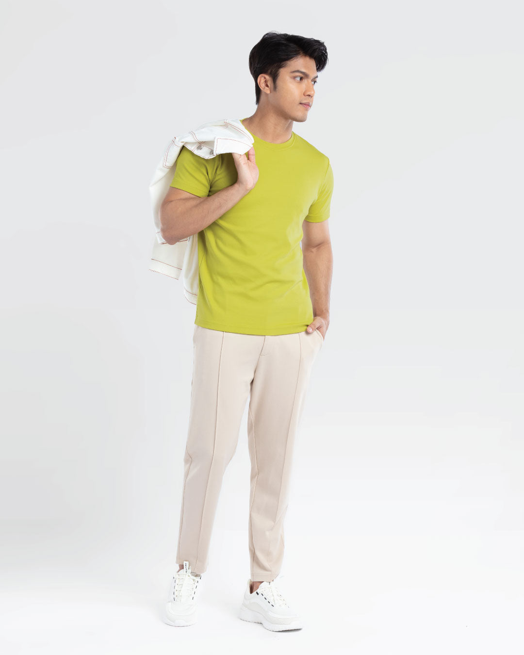 Men Premium Weight Cotton Crew Neck Tee (Seasonal)