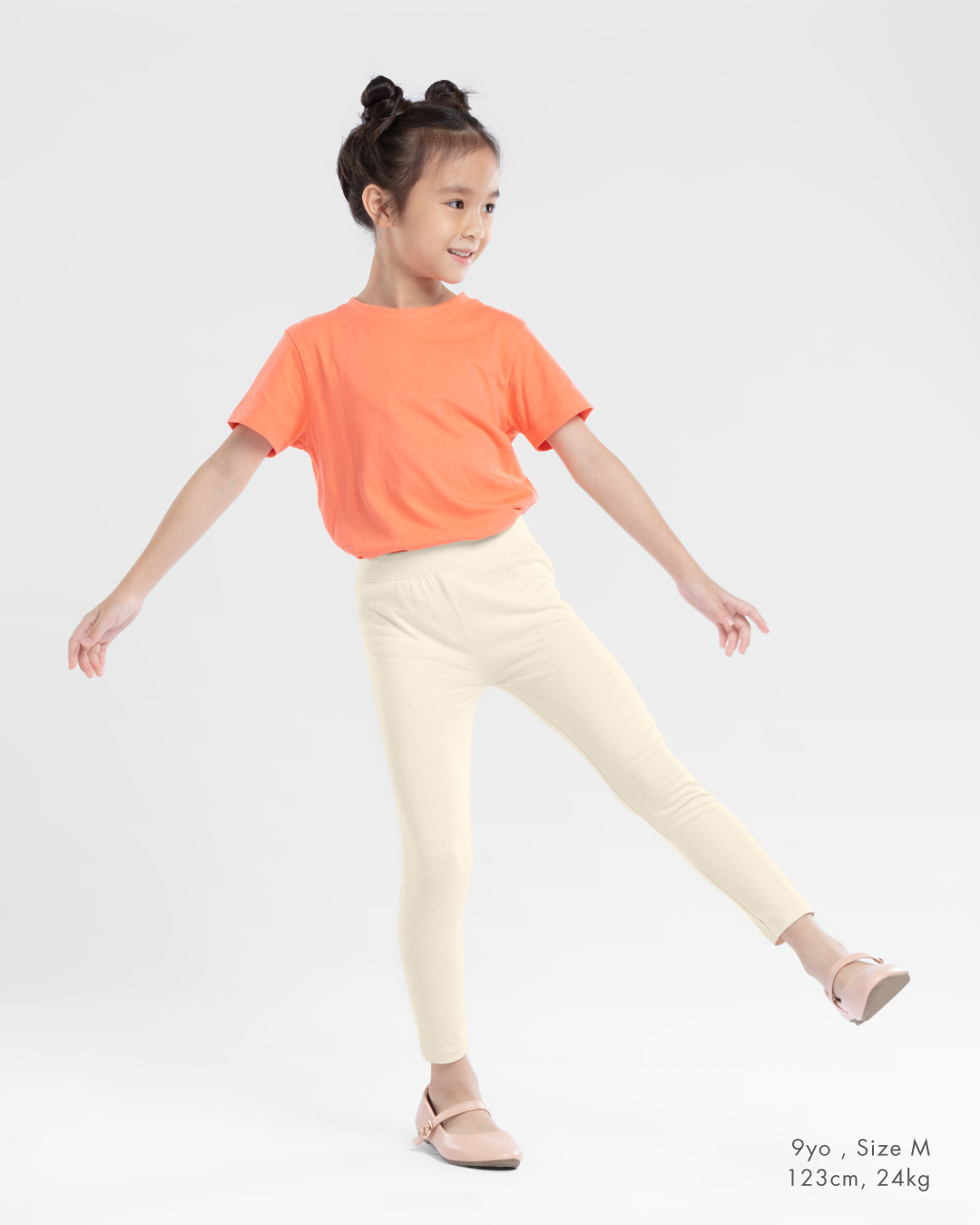 Girls Cuddly Leggings – Oxwhite