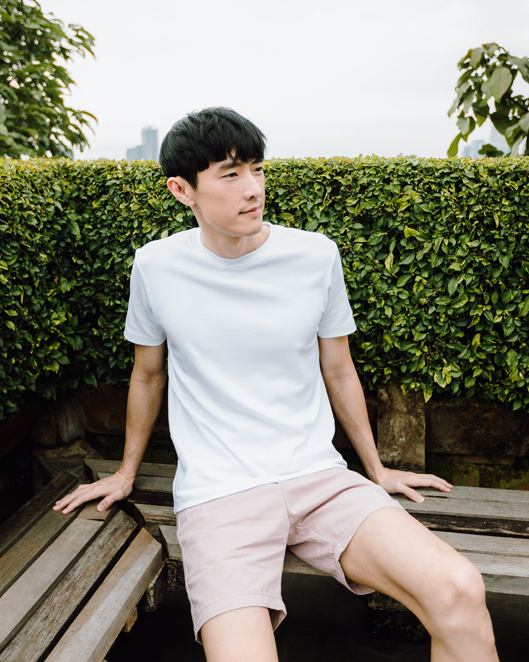 Men Premium Weight Cotton Crew Neck Tee (Essential)