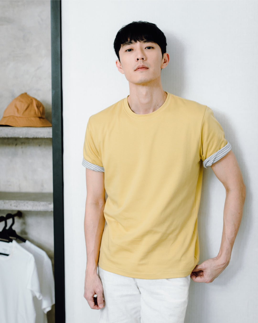Men Premium Weight Cotton Crew Neck Tee (Seasonal)