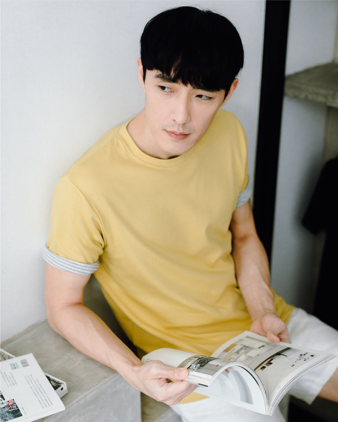 Men Premium Weight Cotton Crew Neck Tee (Seasonal)