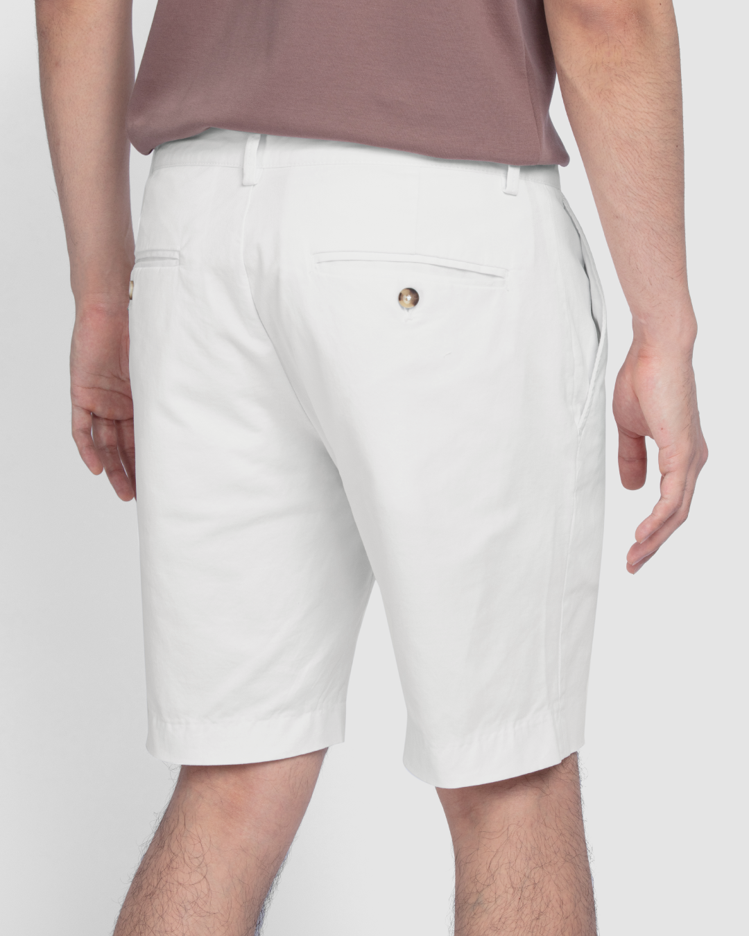 White slim fit 2024 shorts