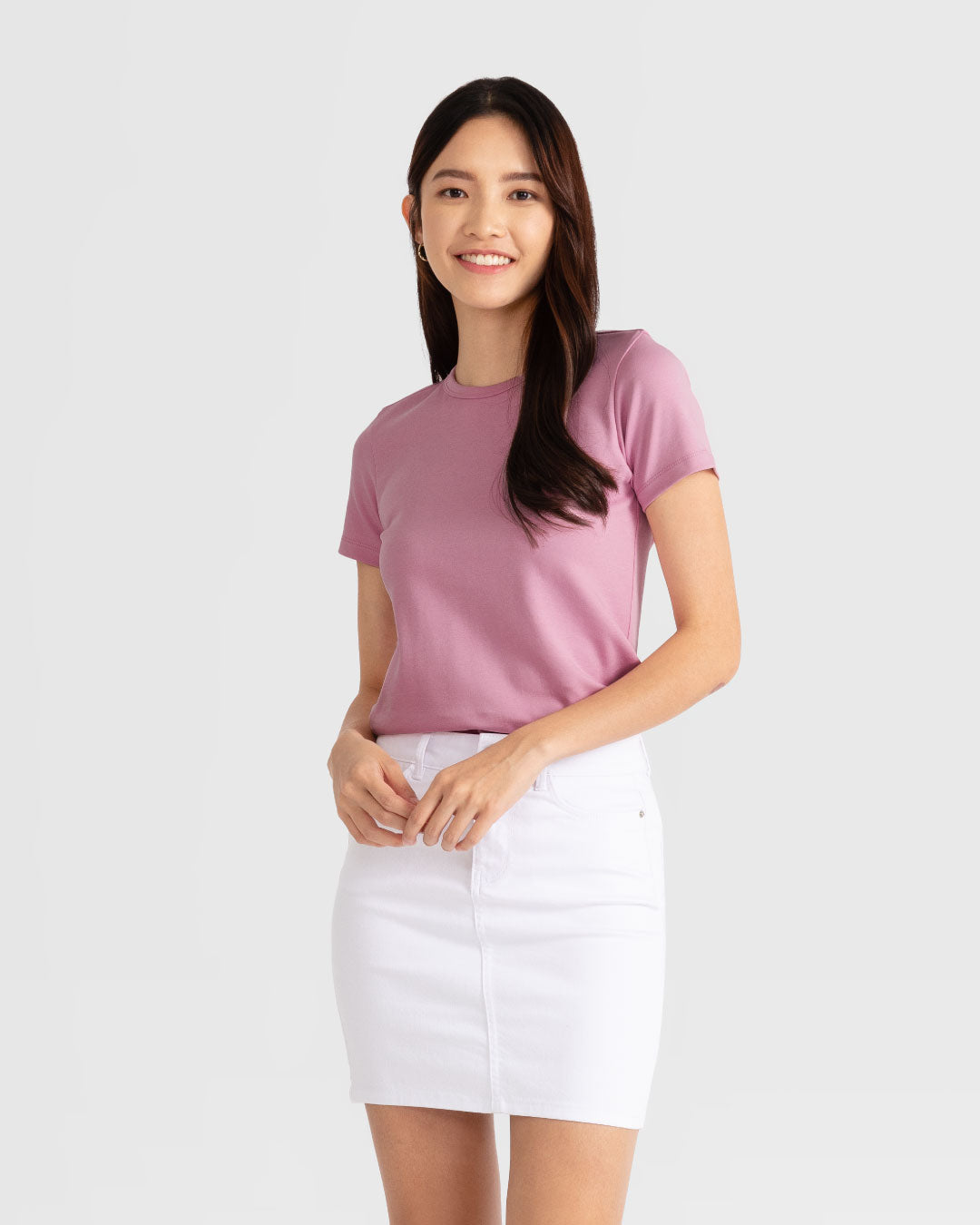 Women Premium Weight Cotton Crew Neck Tee (Seasonal)