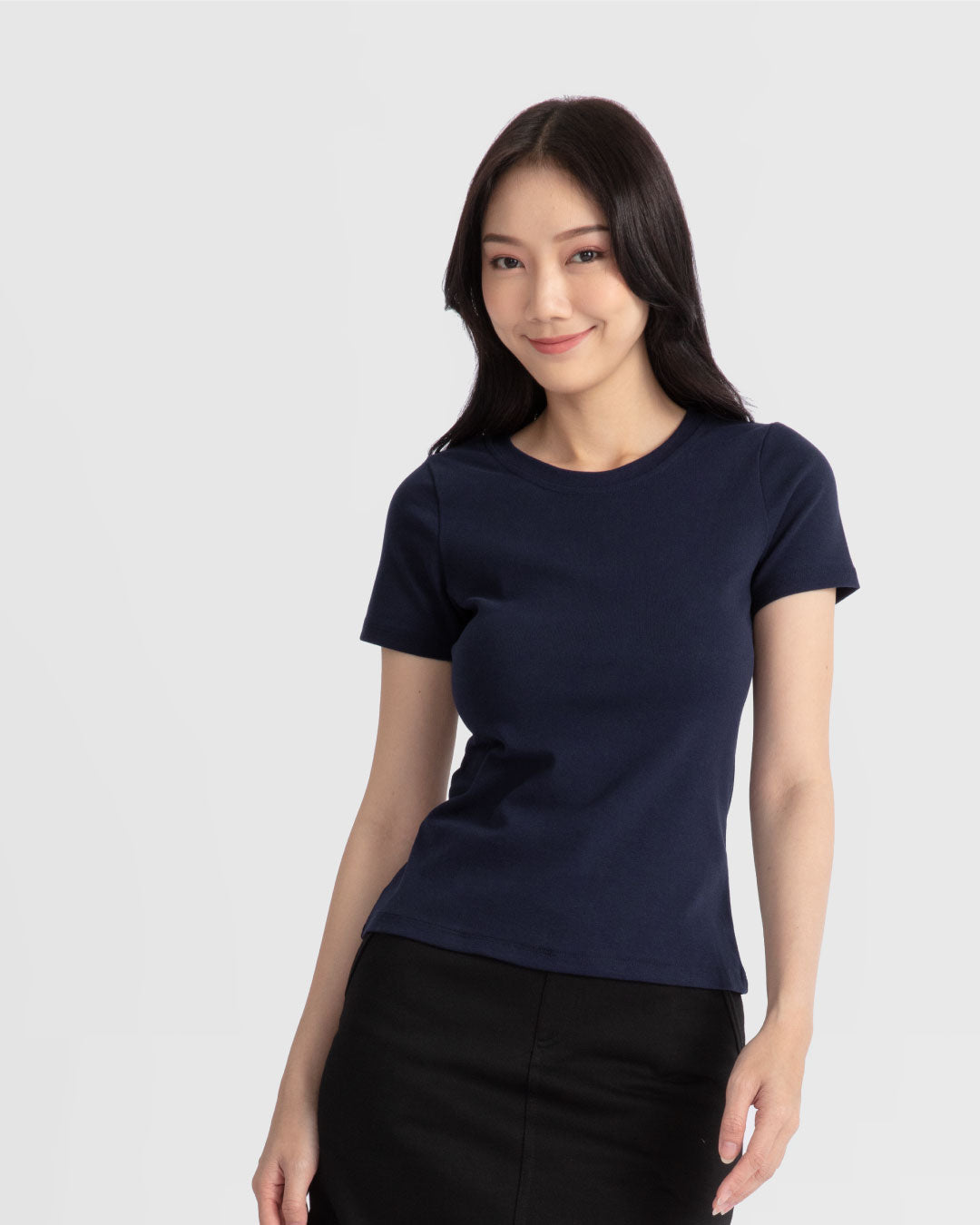 Women Fitted Ribbed Top