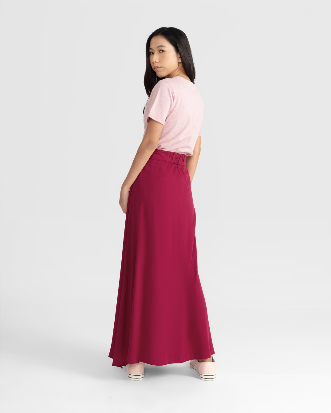 Women Rayon Maxi Skirt