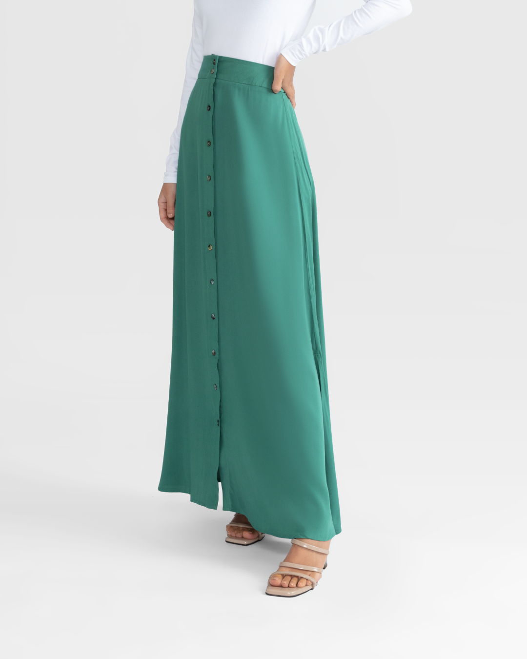 Women Rayon Maxi Skirt