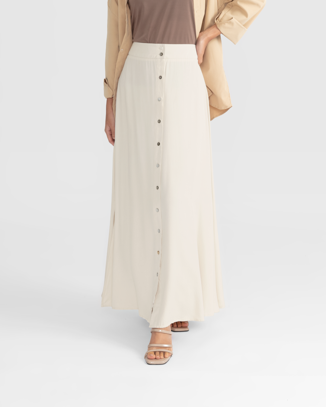 Women Rayon Maxi Skirt