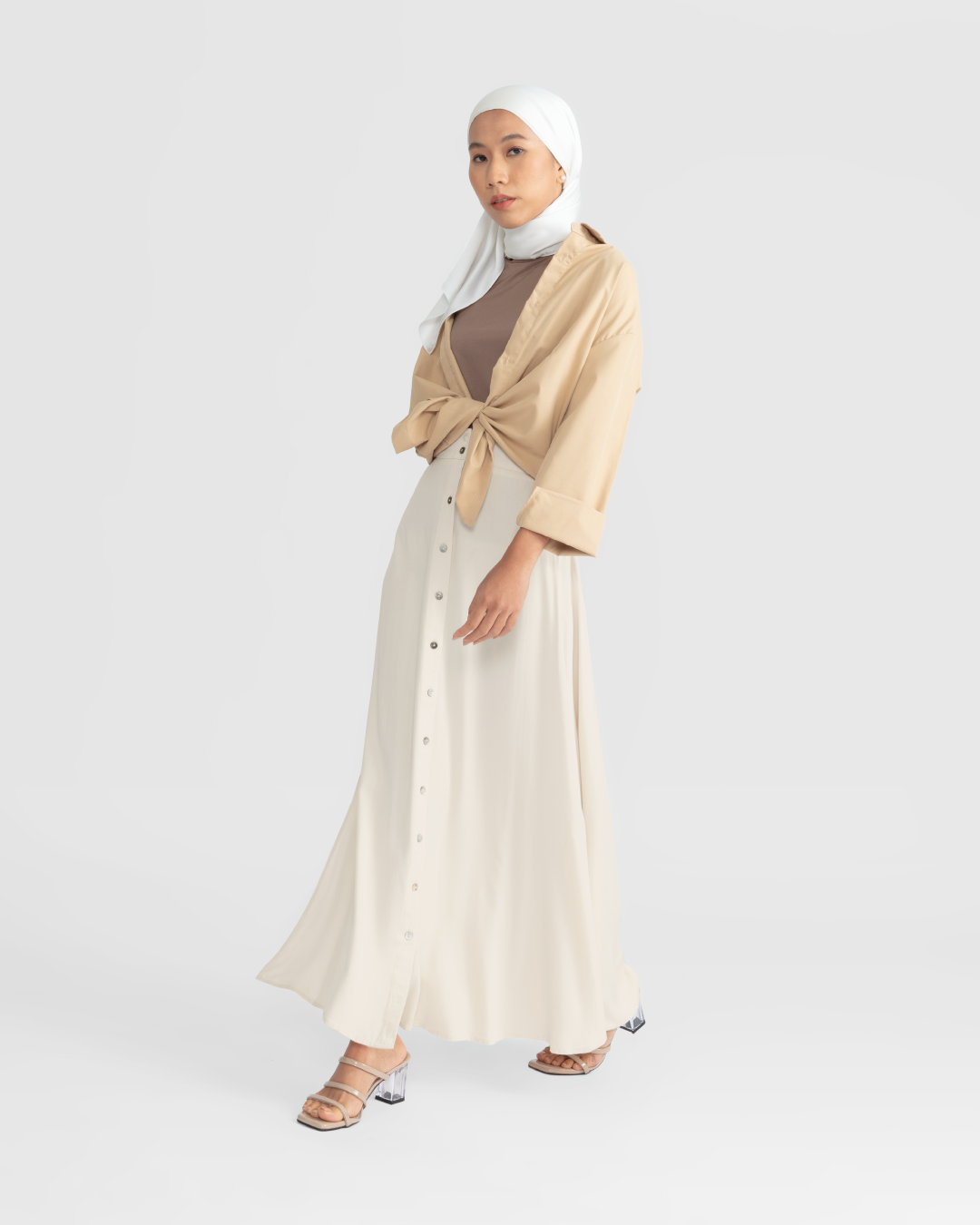 Women Rayon Maxi Skirt