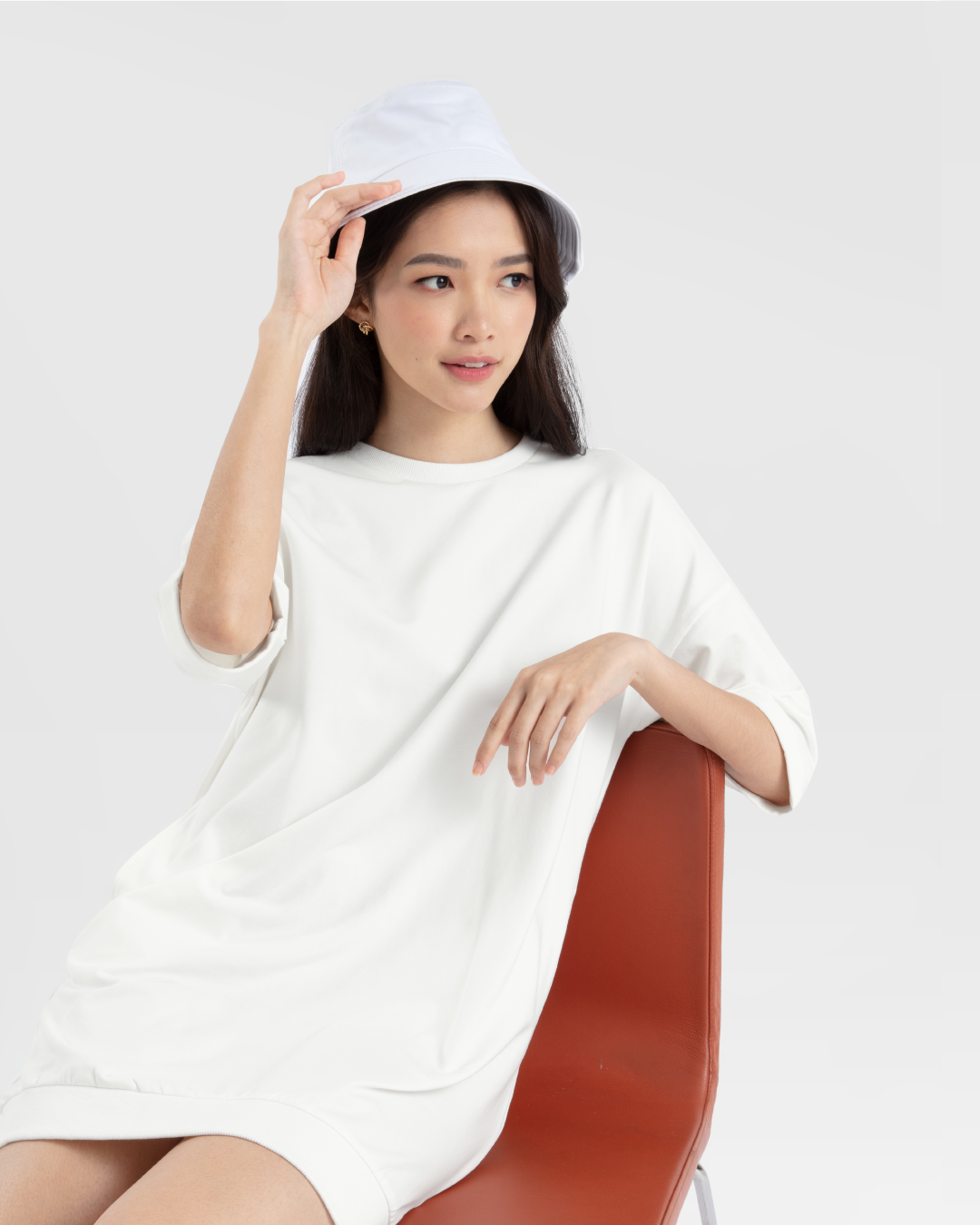 Women 3/4 Sleeve T-Dress