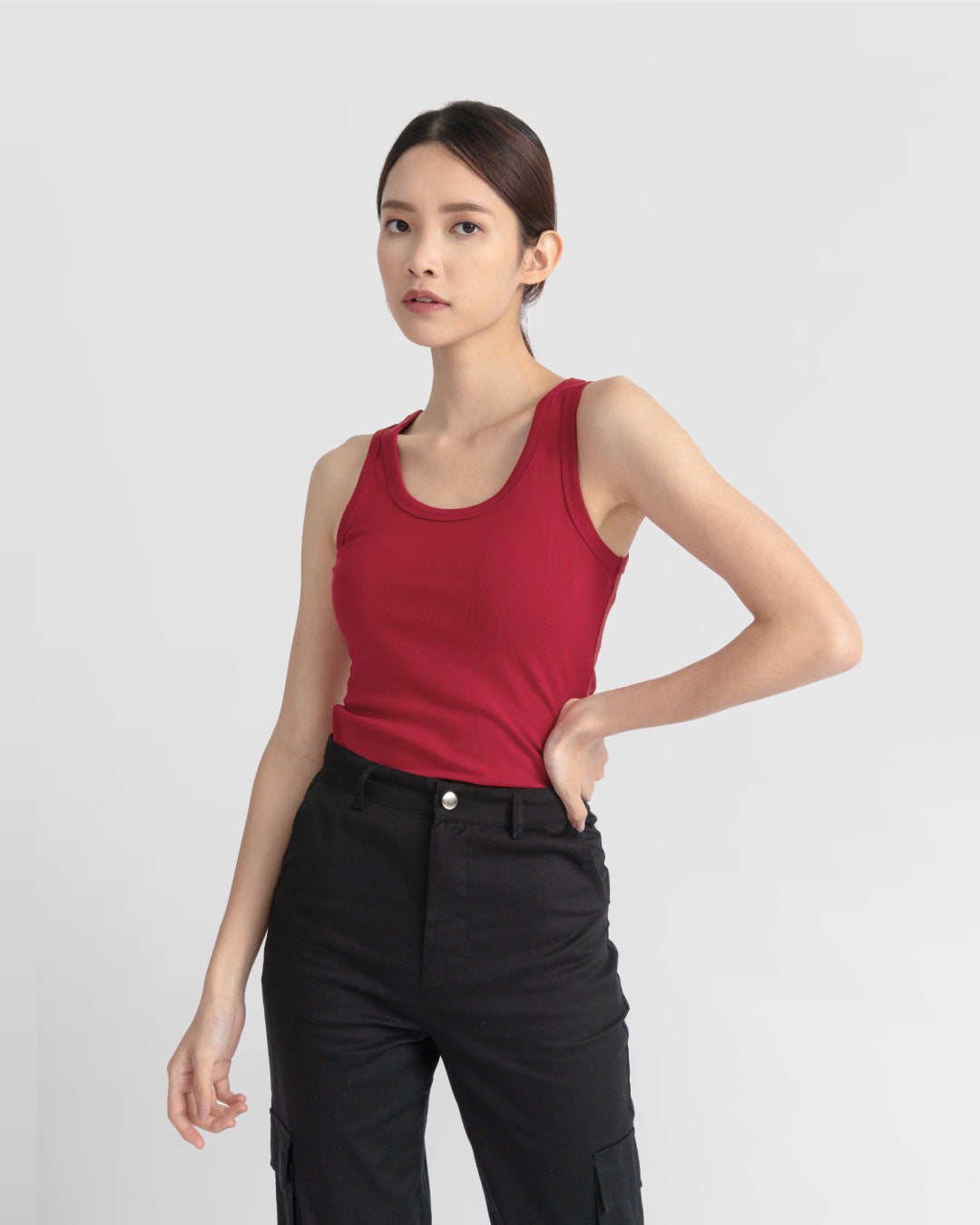 Women Ribbed Tank Top