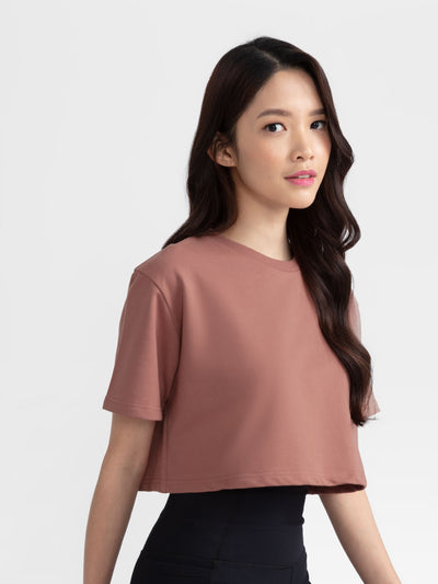 Women Terry Cropped Top