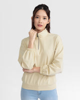 Women Half Zip Turtleneck Sweater