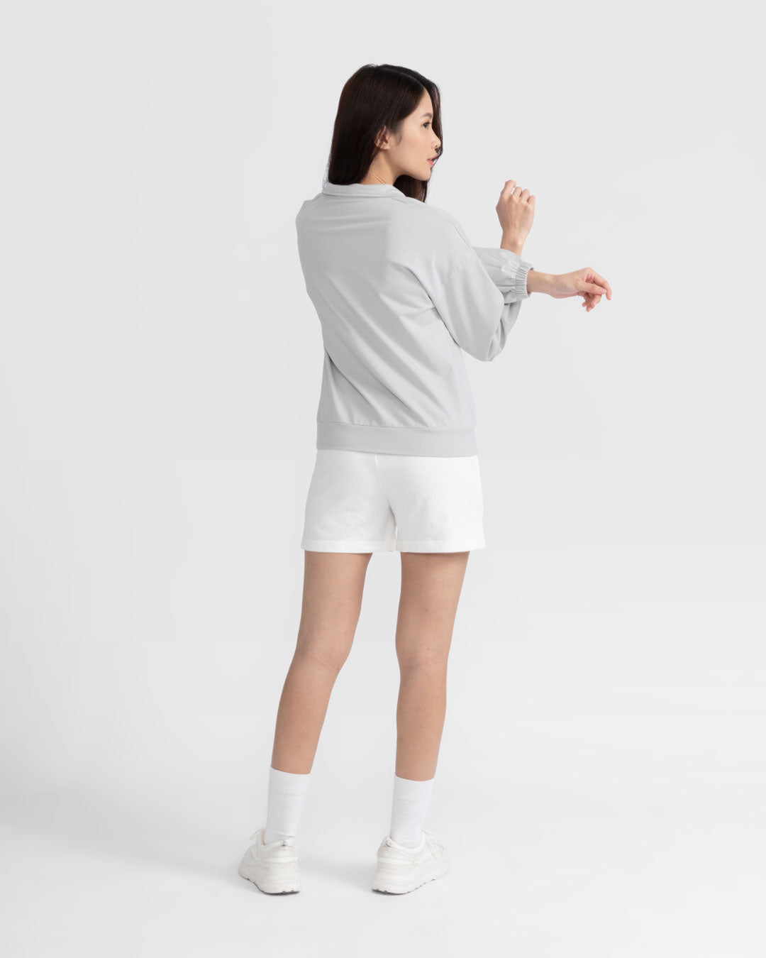 Women Half Zip Turtleneck Sweater