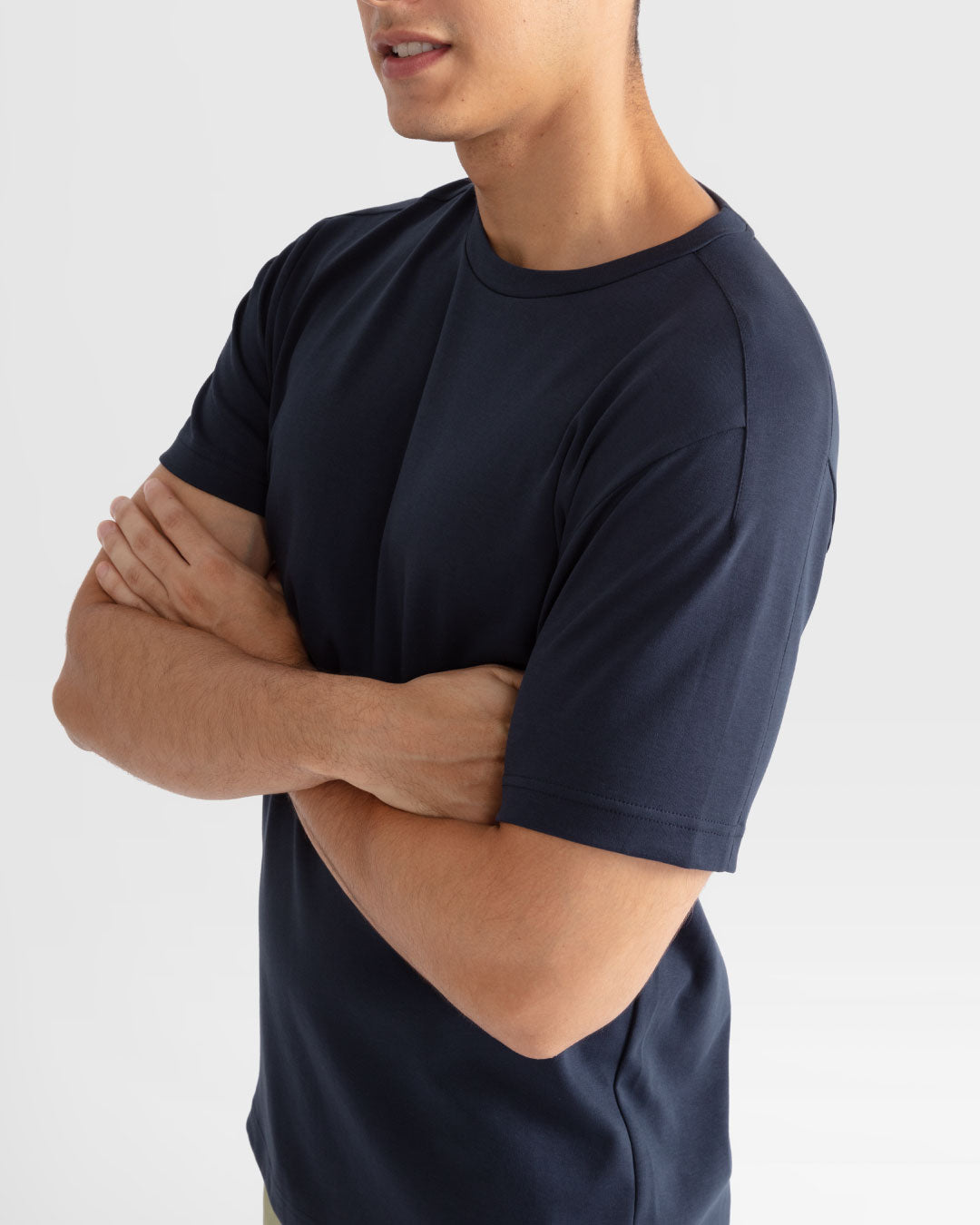 Men Shoulder Panelled Tee