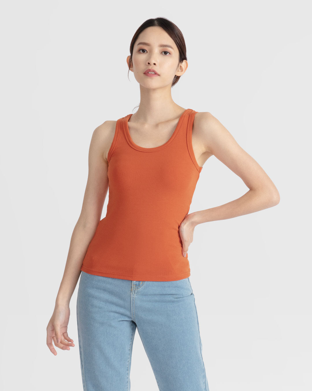 Women Ribbed Tank Top