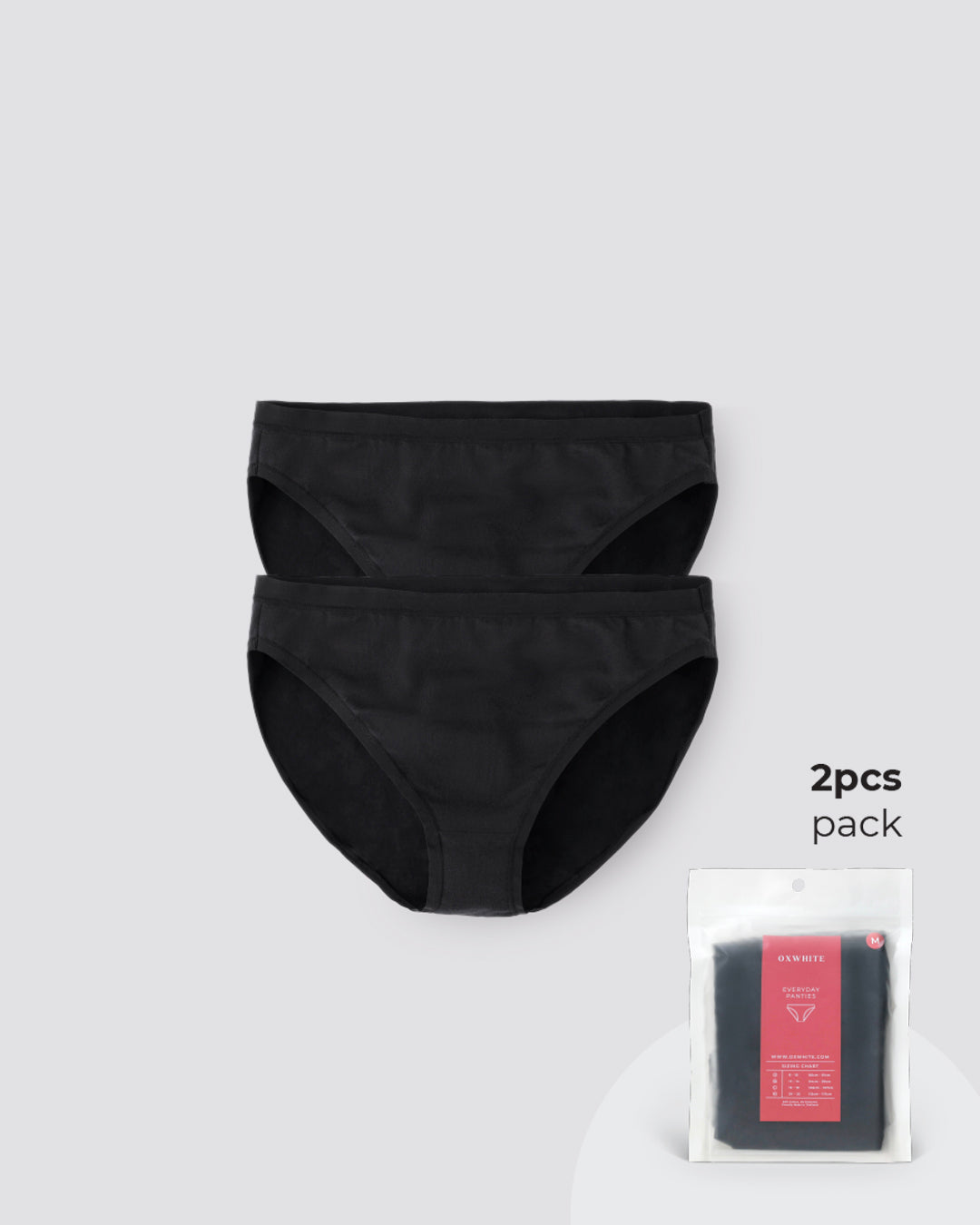 Women Comfy Bikini Panties (2 in 1 pack)