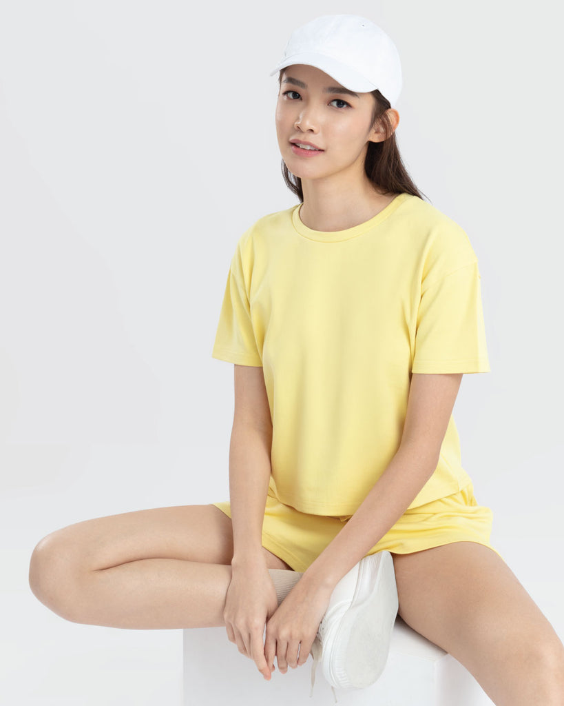 Short Sleeve Lounge Set
 Women Short Sleeve Lounge Set – OXWHITE