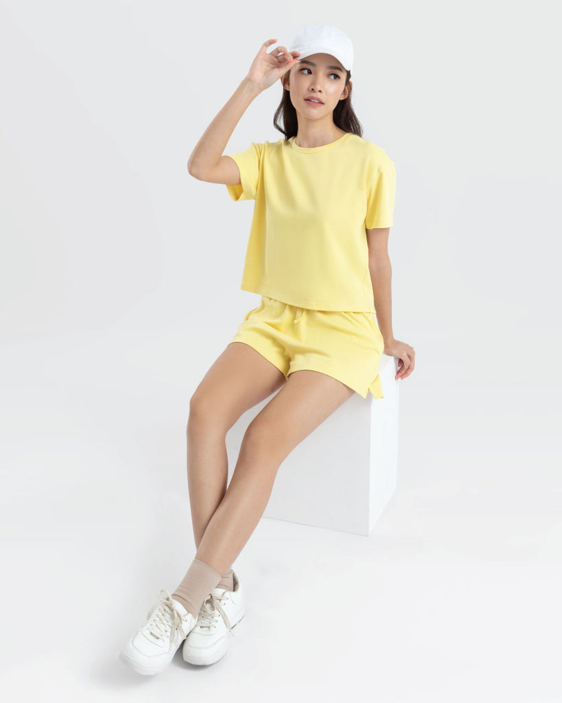 Short Sleeve Lounge Set
 Women Short Sleeve Lounge Set – OXWHITE