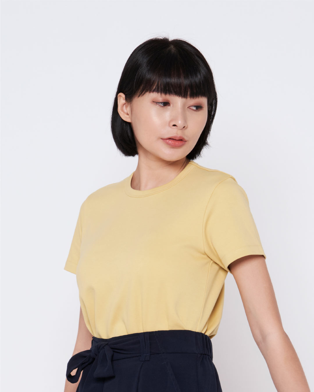 Women Premium Weight Cotton Crew Neck Tee (Seasonal)