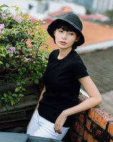 Women Premium Weight Cotton Crew Neck Tee (Essential)